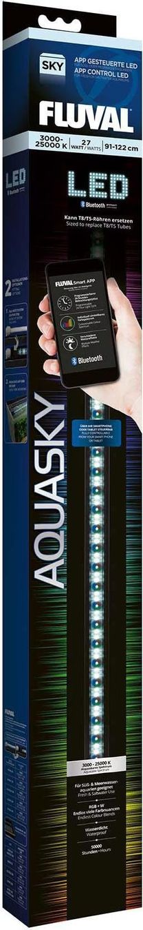 Fluval Lampade: Fluval Aquasky 2.0 Bluetooth LED 27 Watt 91-122cm – Usato da Pratteln venduto da ale_dam
