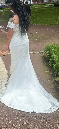 Hochzeitskleid Meerjungfrau Schnitt 