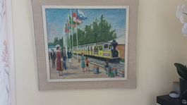 Schönes Bild Handgemalt