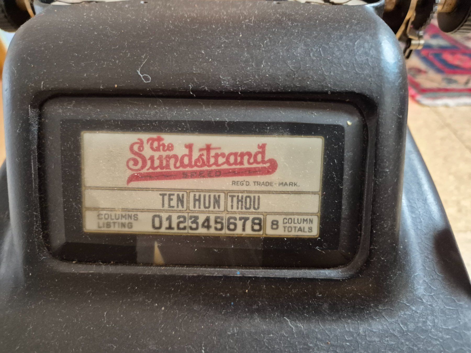 Tutte le macchine: Antike Sundstrand Speed Additionsmaschine – Usato da Steinach venduto da ACMO32O 2