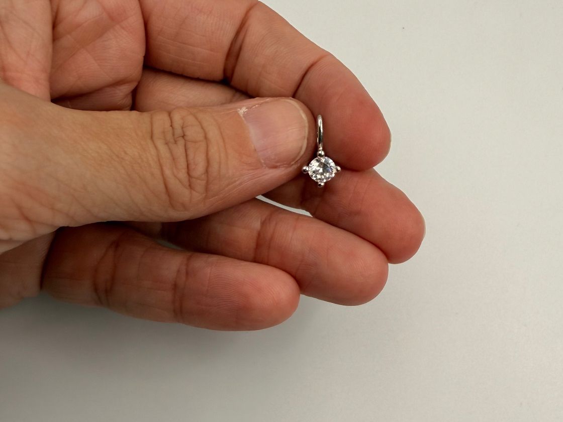 Ciondoli: Solitaire Anhänger Silber 925 Zirkonia – Nuovo e nell'imballaggio originale da Zug venduto da gold.schmuck 2