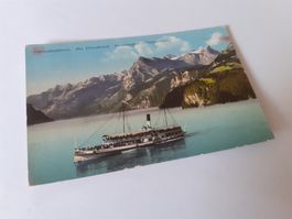 VIERWALDSTAETTERSEE - URIROTSTOCK -SALON DAMPFER UNTERWALDEN