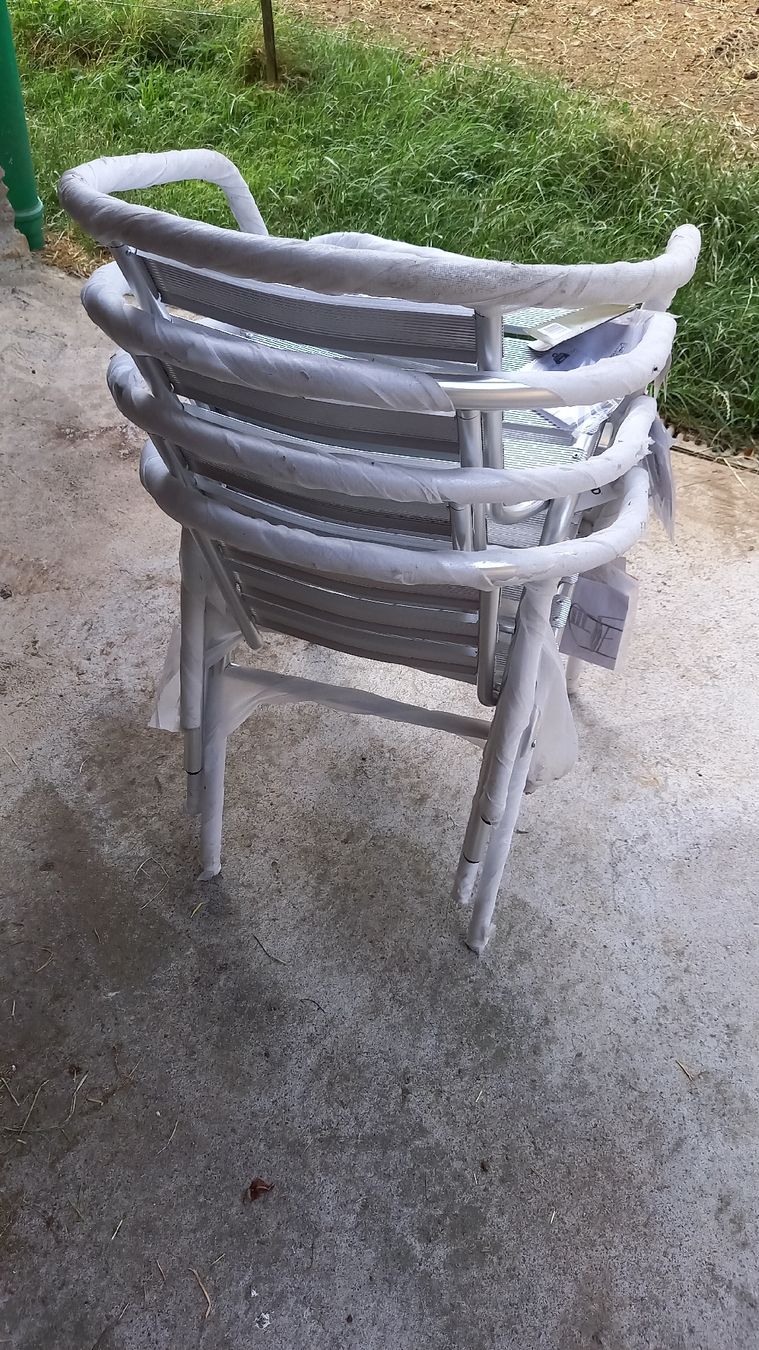 Sedie: Gartenstuhl alu – Nuovo e nell'imballaggio originale da Oberrohrdorf venduto da Bomber08
