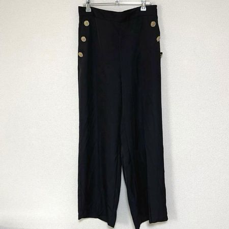 Highwaist black pants zara