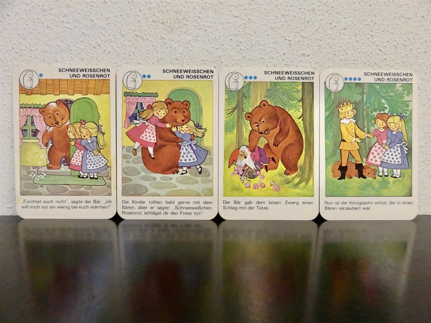 Giochi: schönes altes Quartett TIER-MÄRCHEN – Usato da Kerzers venduto da wisaundso 5