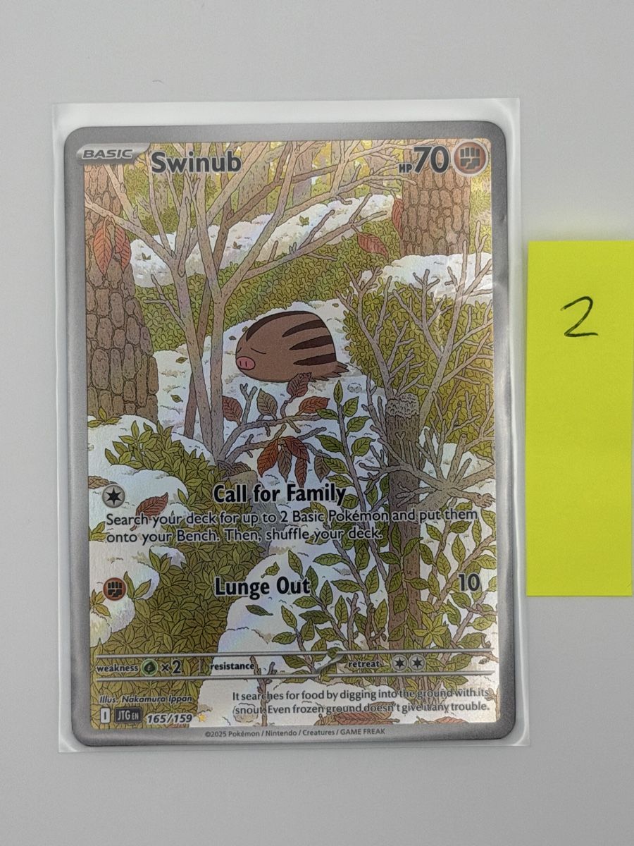 Pokémon Carte collezionabili: Pokémon Swinub 165/159 – Nuovo (secondo la descrizione) da Uster venduto da CDM96
