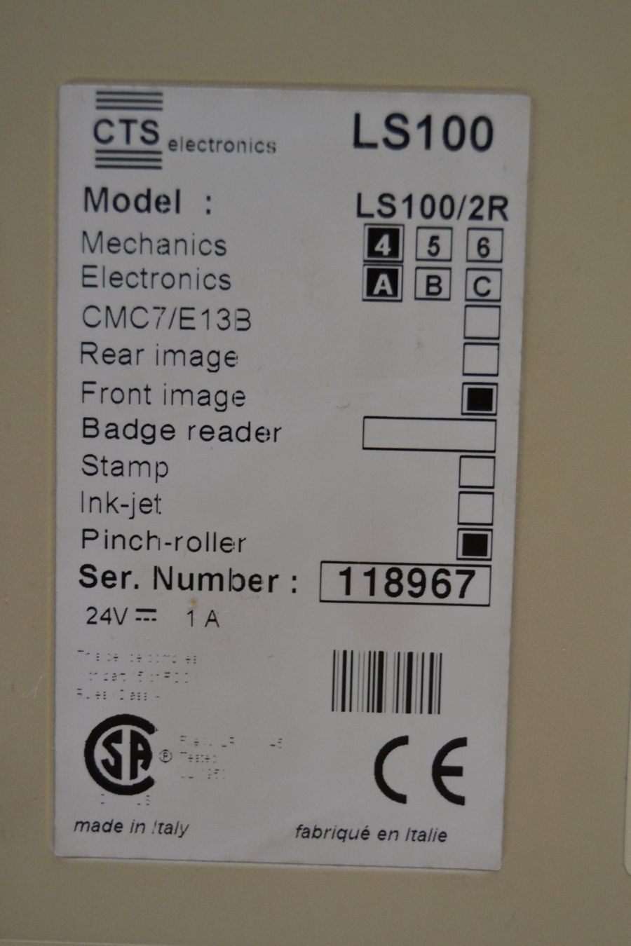 Crealogix Scanner: Belegleser CREALOGIX LS 100 – Usato da Wil SG venduto da fanofrio 4