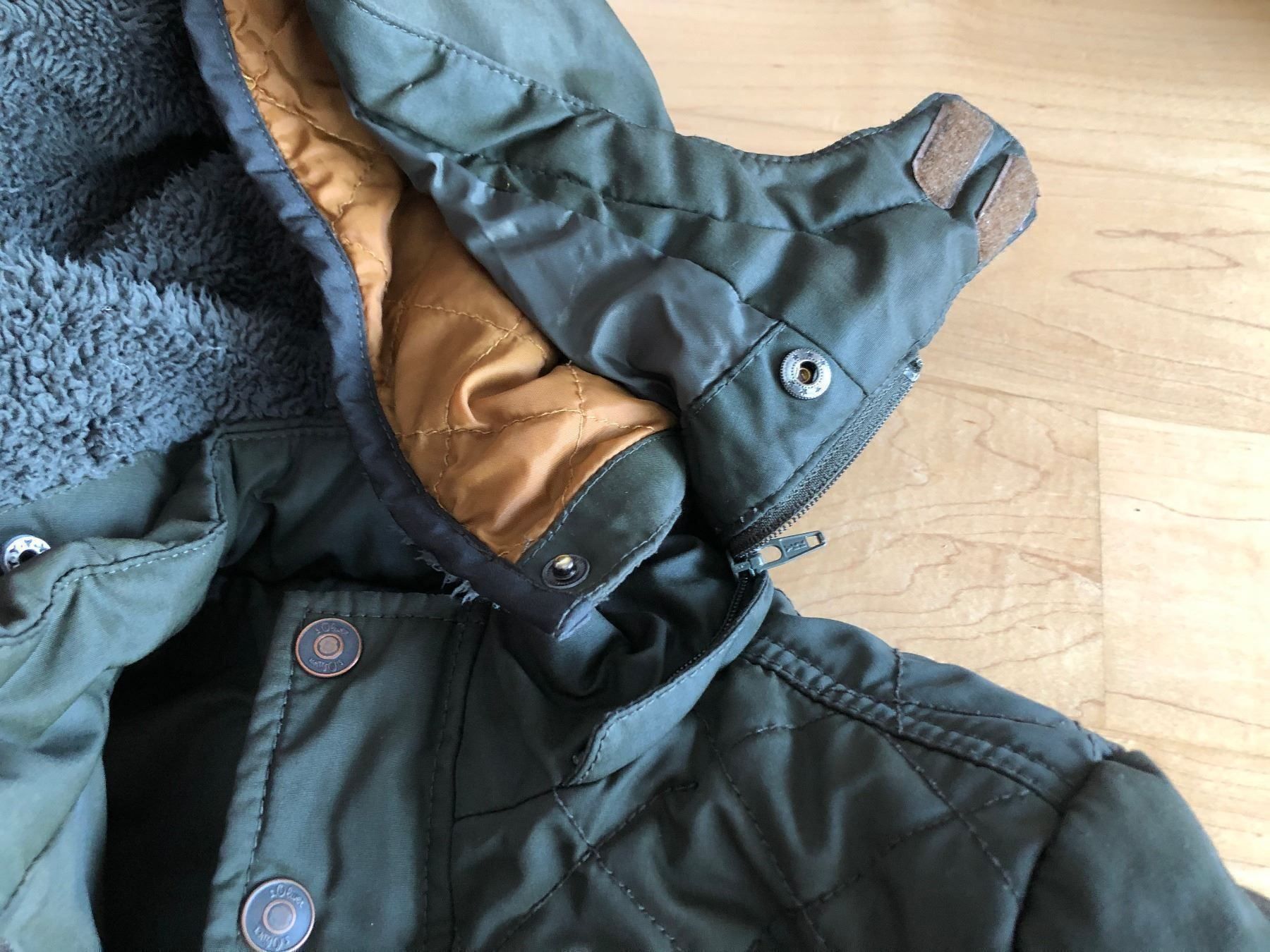 S.Oliver Giacche & Cappotti: s.Oliver Winterjacke olivgrün Gr. 104 – Usato da Flawil venduto da savoypremium 6