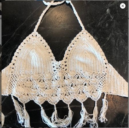 NEU!! Top Crochet mit Fransen gehäkelt zu Nile Free People