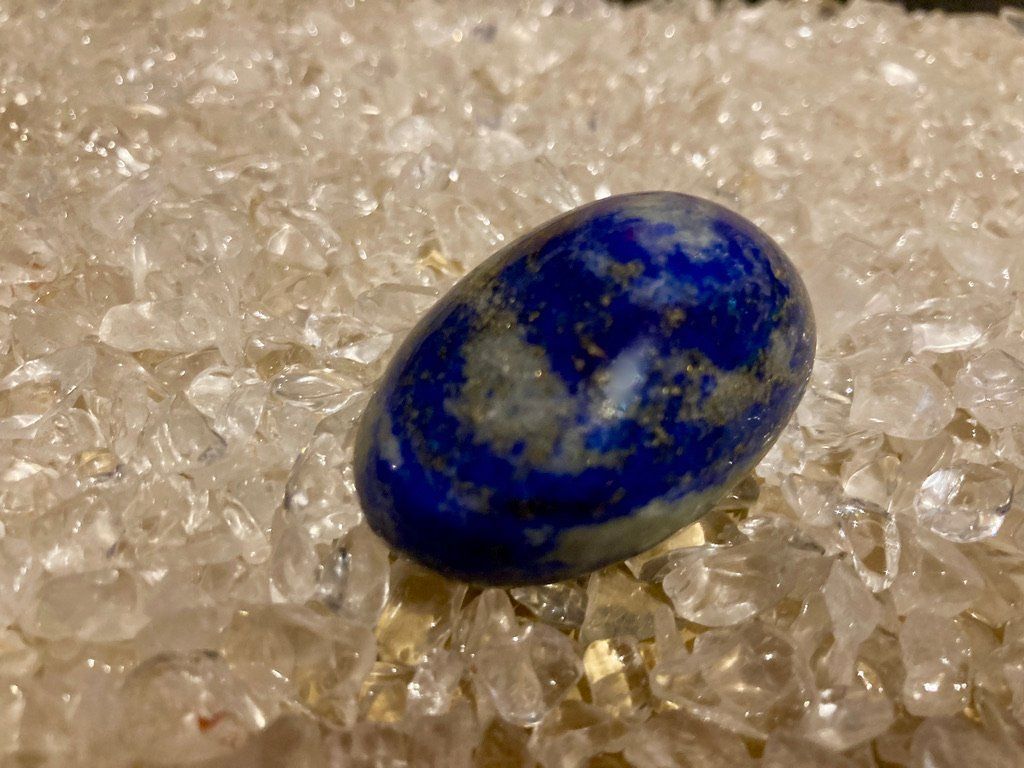 Minerali & Pietre curative: Lapislazuli Heilstein/Handschmeichler A – Nuovo (secondo la descrizione) da Biberist venduto da Steine