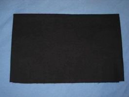 Baumwollstoff schwarz uni