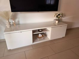 Meuble TV blanc - Bon état