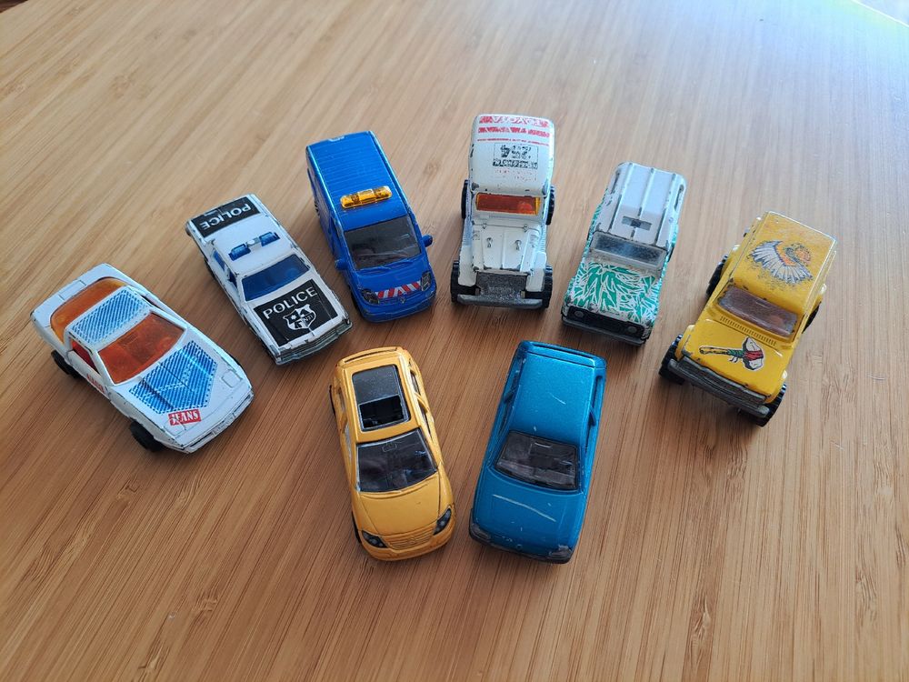 Lot De 6 Voitures Miniatures Majorette - Occasion - Pour Collection Ou Jeux