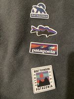 Patagonia Sticker Set, 4 Stk., perfekt fürs Snowboard Koffer
