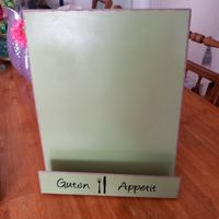 Grüner Metall Küchen Buchständer / Vintage
