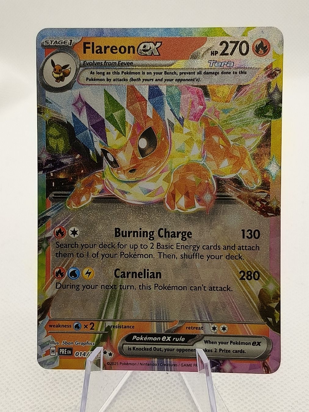 Pokémon Carte collezionabili: Pokemon Flareon EX 014/131 – Nuovo (secondo la descrizione) da Wallbach venduto da lexxtrack