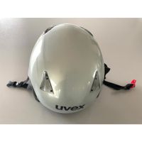 Skihelm UVEX, Damen/Kinder, M, silber/sch, leicht m. Lüftung