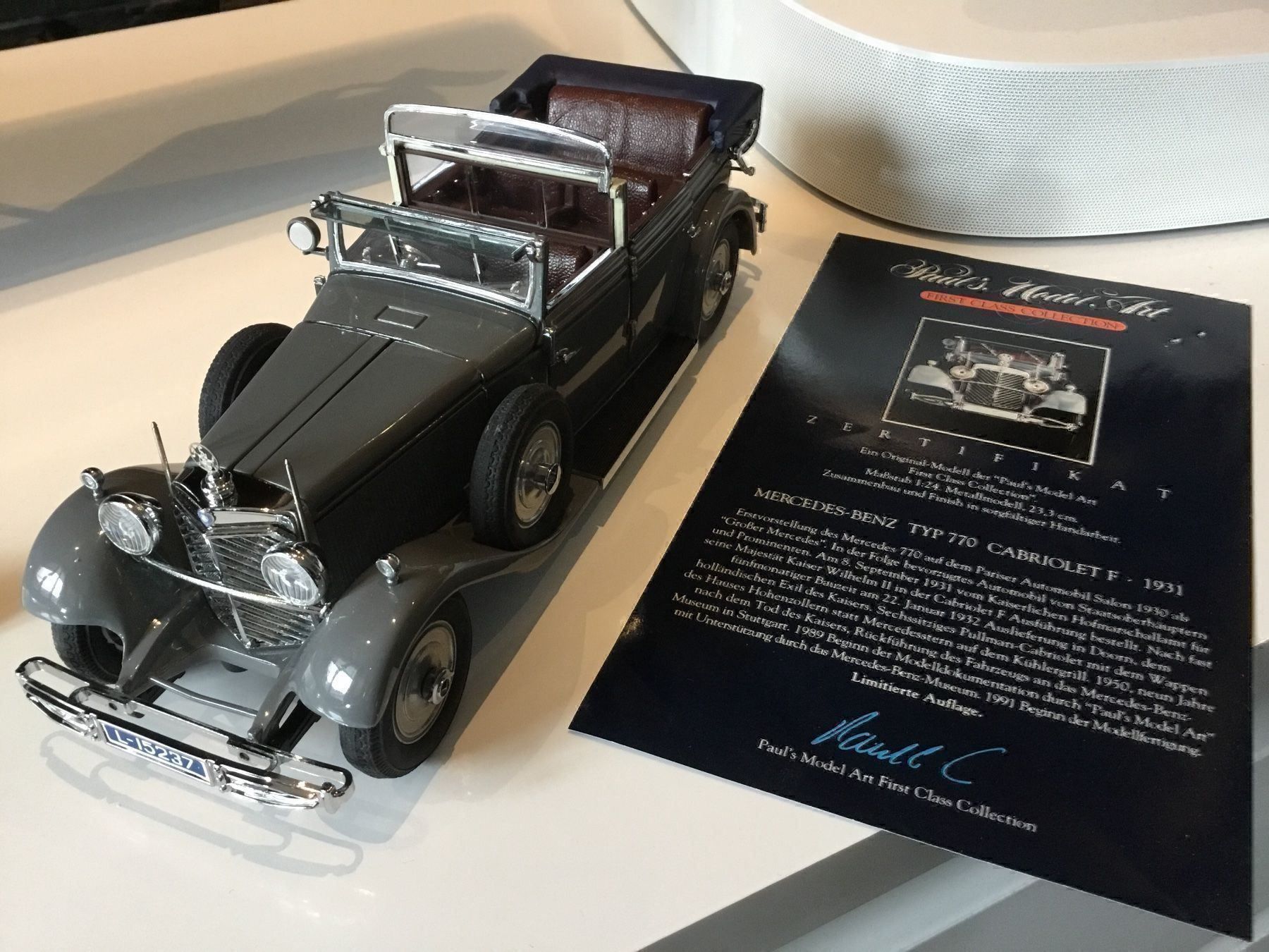 Mercedes-Benz Modellautos: MERCEDES-BENZ TYP 770 KAISER WILLHELM II – Neu und originalverpackt aus Erlenbach im Simmental von Model_box 2