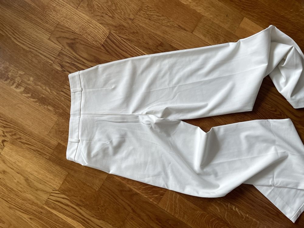 Skort Bershka Blanc - Taille XS - Femme - Fermeture Zip - Occasion Bon état