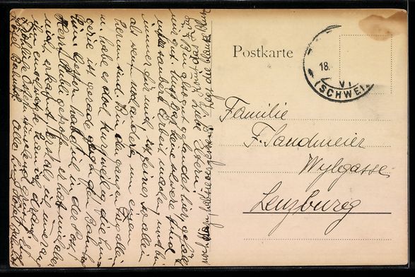 Cartoline postali: Baden, Ortsansicht mit dem Landvogteisch – Usato da Berlin venduto da bartko-reher 1