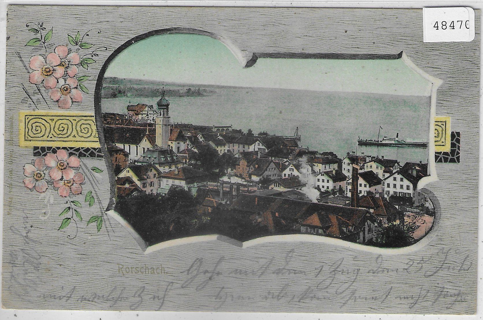 Cartes postales: Rorschach - Jugendstil-Litho – D'occasion à Ettingen par Kartenplanet