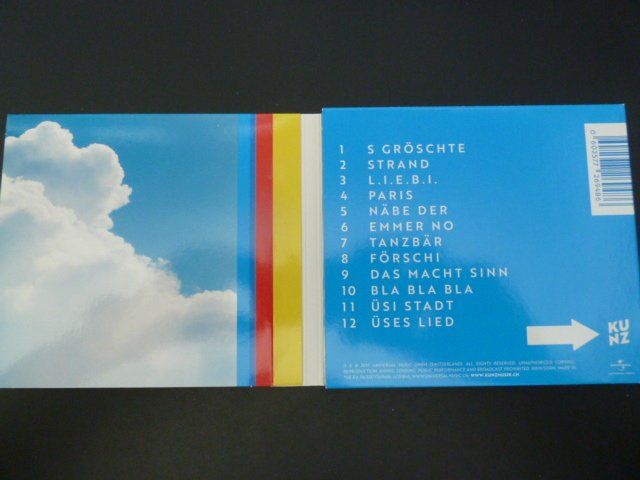 CD: KUNZ - Förschi  (Digipack) – Usato da Au ZH venduto da sikoku 2