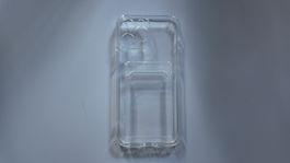 Coque d’iPhone 13 Pro Max transparente pour ranger des carte