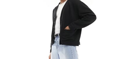 Schwarze Oversize Jacke Gr. S, ASOS