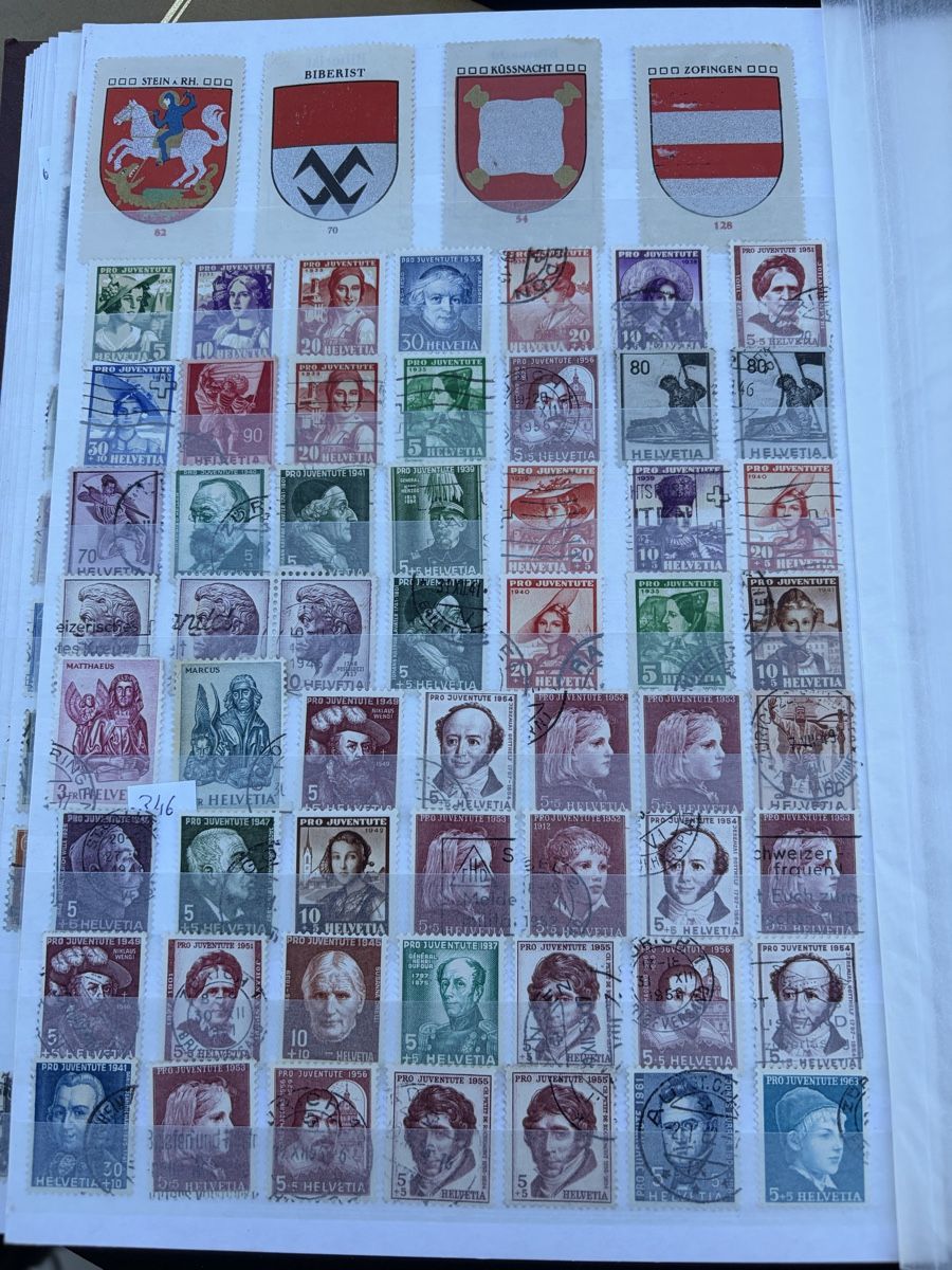 Tutti i francobolli: Briefmarken Antik Schweiz  Konvolut  – Usato da Beringen venduto da fountenpen1976