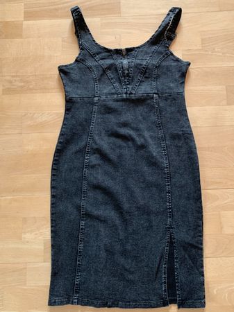 Damen Jeans Kleid, Gr. XL/XXL, Schwarz