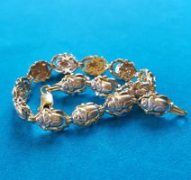 18 Karat 750 Bi-Colour Gold Armband Mit Diamanten
