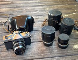 KOWA SE-R Spiegelreflex Kamera analog mit 3 Objektiven