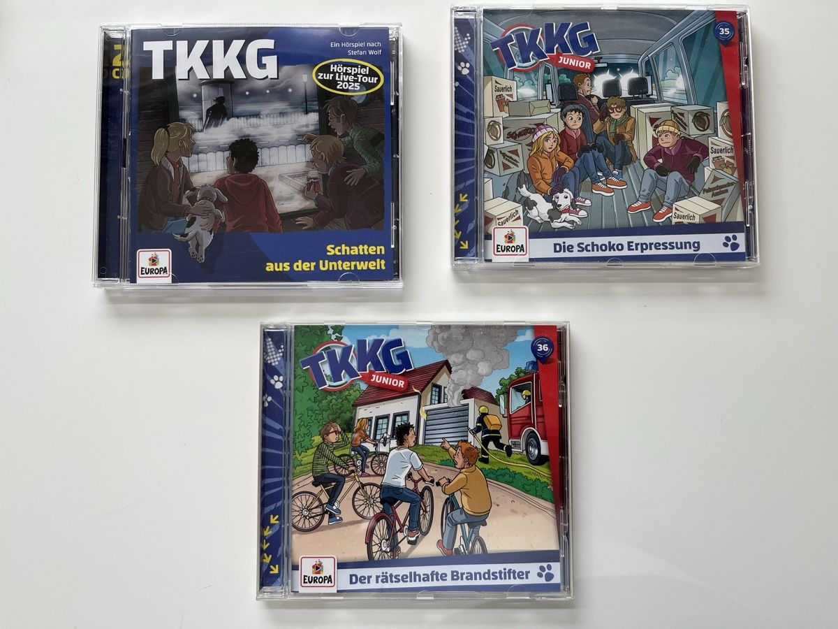 CD: TKKG CD-Hörspiele, 3 Stk. – Usato da Russikon venduto da sparklingvision