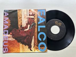 FALCO tolle Single 80's Top Kult Rock me Amadeus Synth 80's