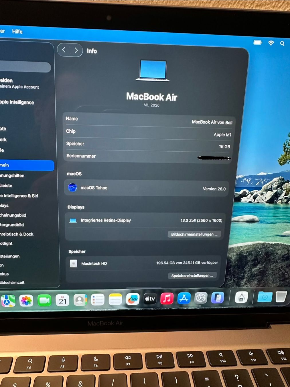 Apple Notebooks: Apple MacBook Air M1 / 16 GB RAM / 256 SSD – Gebraucht aus Langenthal von beli-1980 5