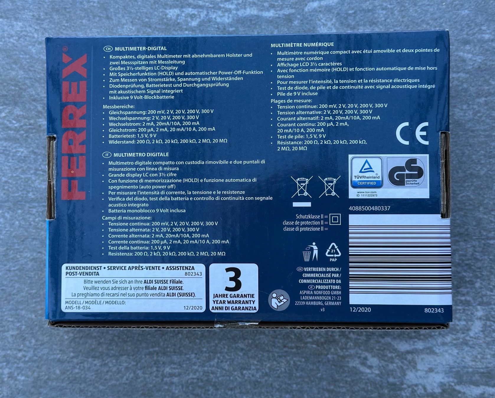 Messen: Multimeter Digital – Neu und originalverpackt aus Obstalden von Porco13 2
