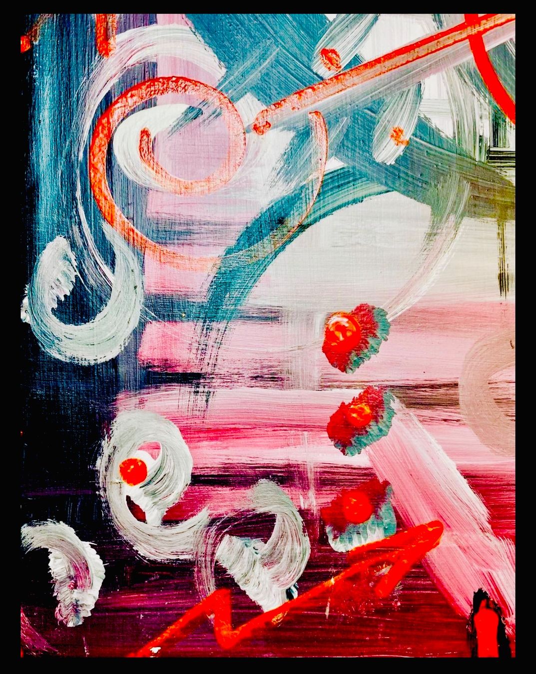 Dipinti: Big Red Machine Art / 81 /by Mischa Müller /honored – Nuovo e nell'imballaggio originale da Zuerich venduto da SonderArt-Wertgut 1