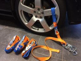 4x Spannset/gurt für AUTOTRANSPORT