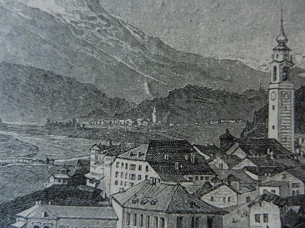 Gravures: Samaden Engadin – D'occasion à Risch par Rischli15 9