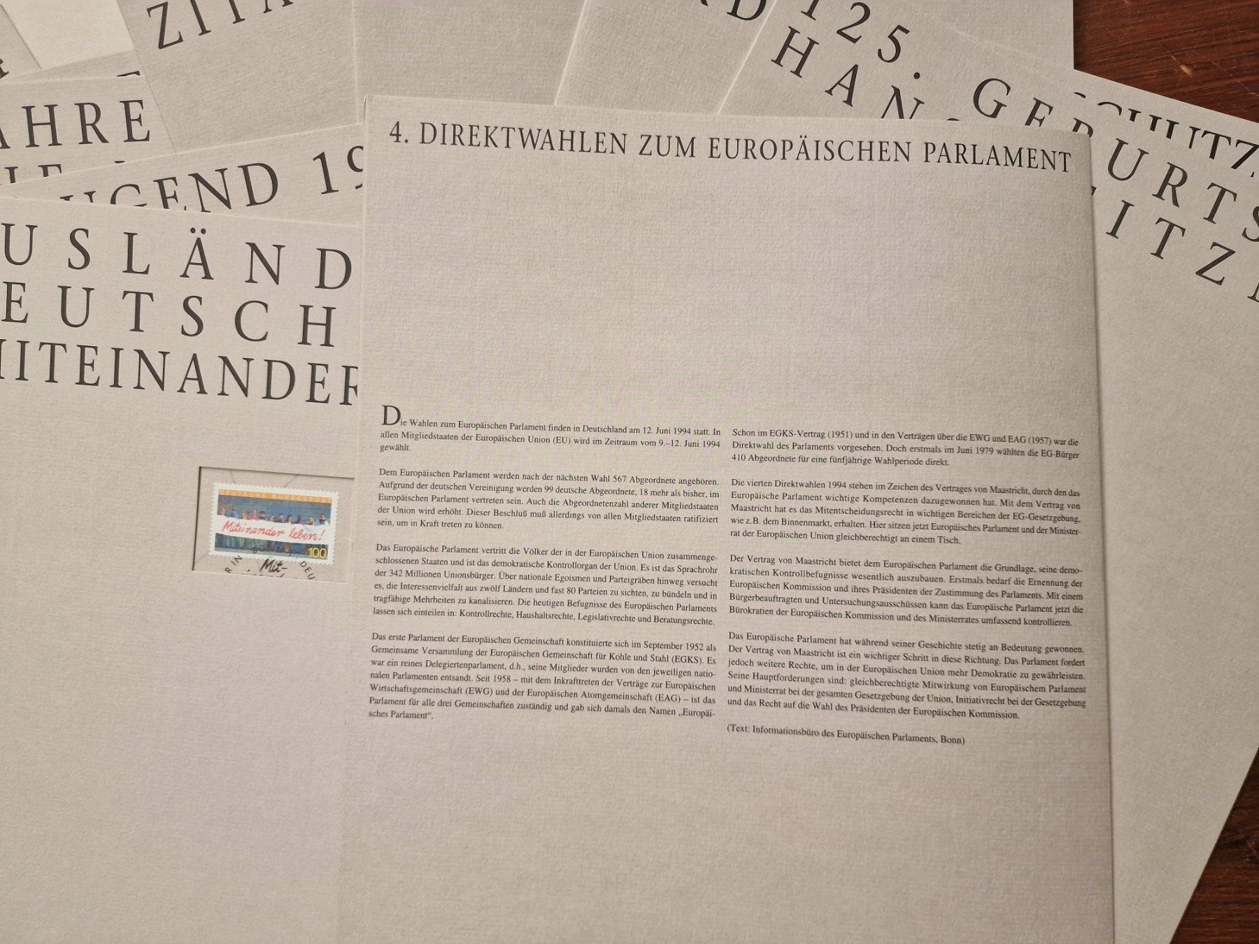 Tutti i francobolli: D Atelier Edition Nr. 0855 / Geschichte & Kunst der BM – Usato da Aesch LU venduto da briefmarken.uray 2