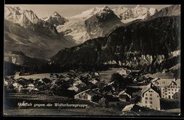AK Hohfluh, Blick gegen die Wetterhorngruppe