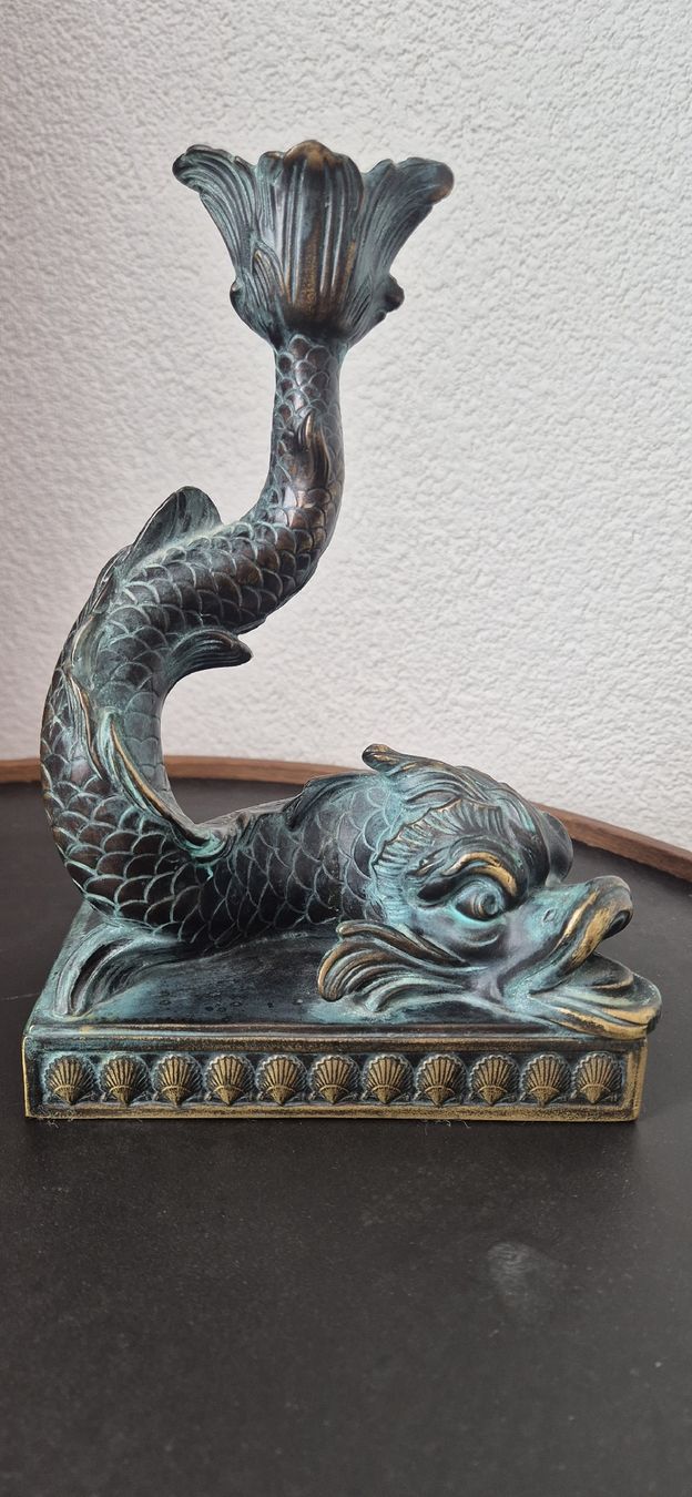 Portacandele: Kerzenständer aus Bronze, Vintage – Usato da Meilen venduto da COSTA_ABC