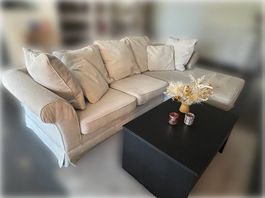 Ecksofa beige