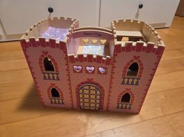Melissa & Doug Holz-Puppenschloss + passende Holzfiguren
