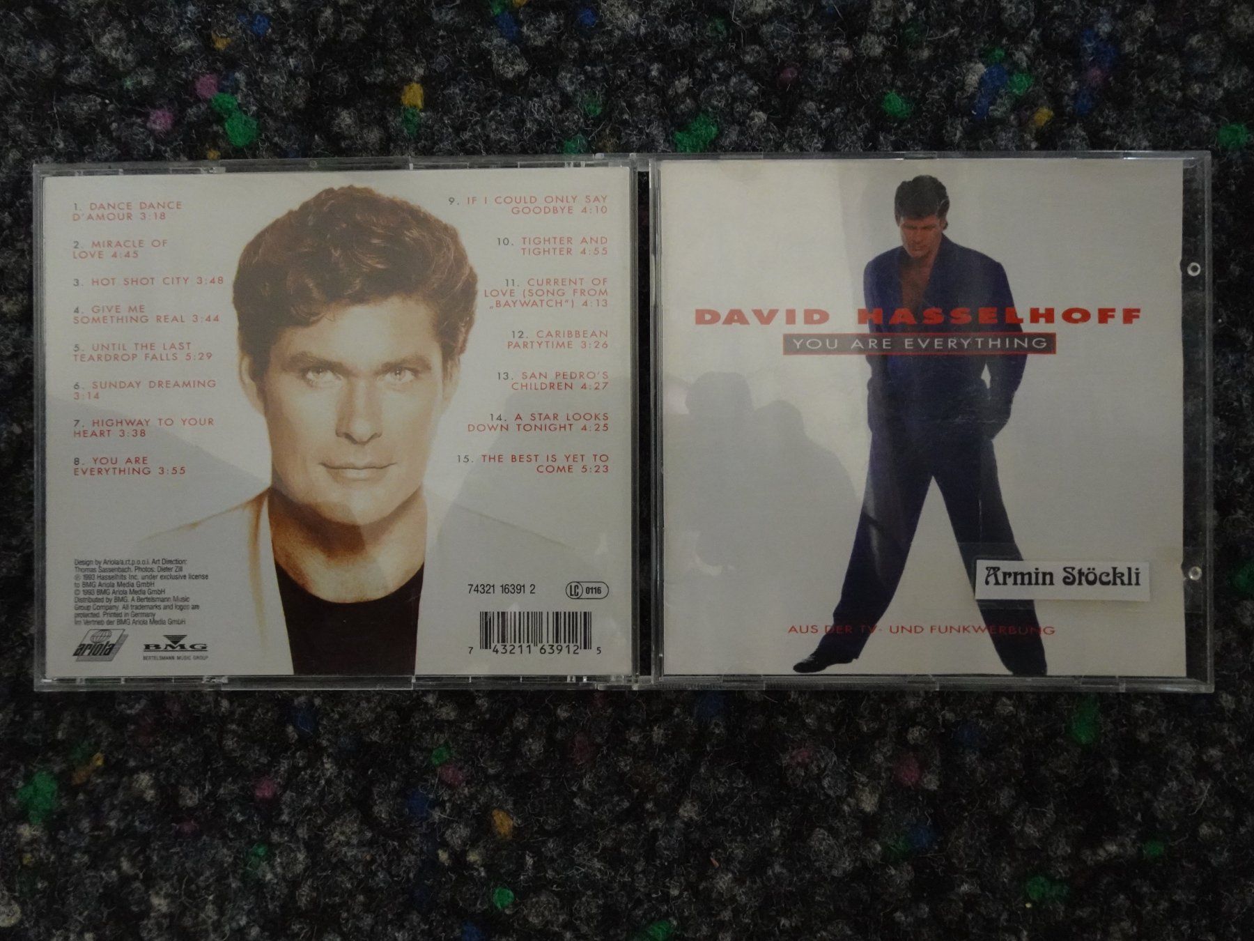CD: CD : David Hasselhoff – Usato da Lotzwil venduto da Kiddis