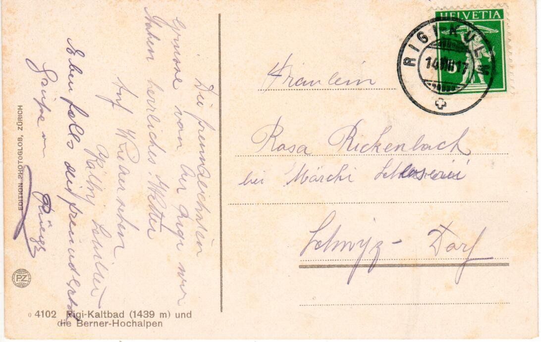 Ansichtskarten: Rigi – Gebraucht aus Wolhusen von Curver9 1