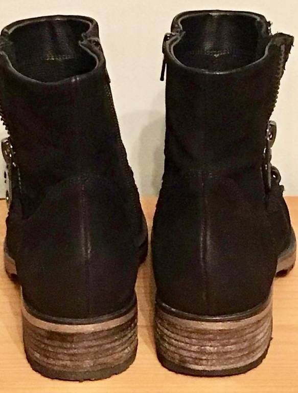 Scarpe da donna: Spm Textil/Wildleder Stiefelette schwarz Gr. 40 – Usato da Thun venduto da urs_p58q 2