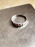 Vintage Silberring sweet designer (59/19)