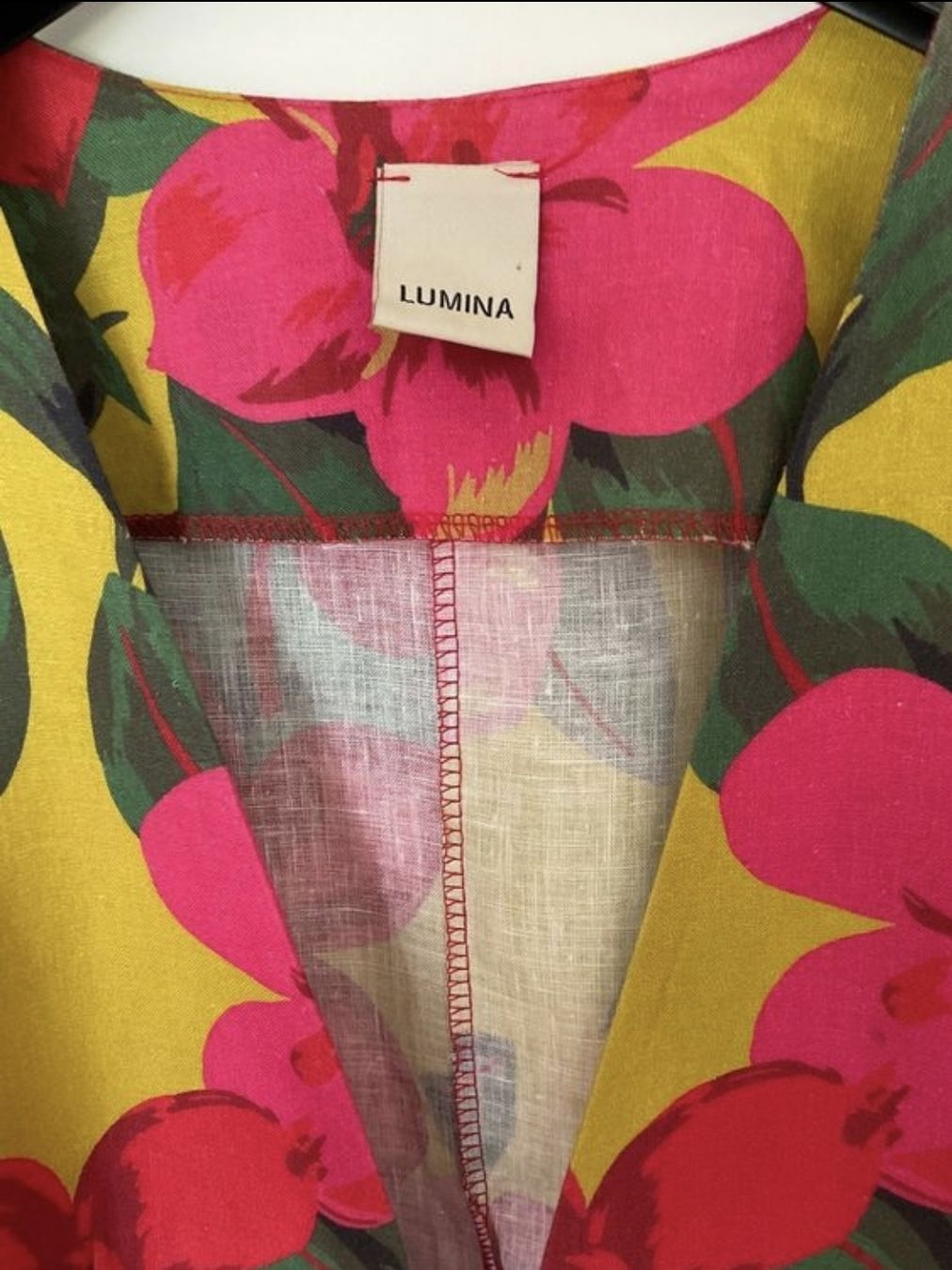 Giacche: Blazer fleuri en lin taille S – Usato da Lausanne venduto da Cognitia 1