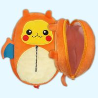 Pikachu in Charizard Dracaufeu– peluche bag – Pokémon –20cm
